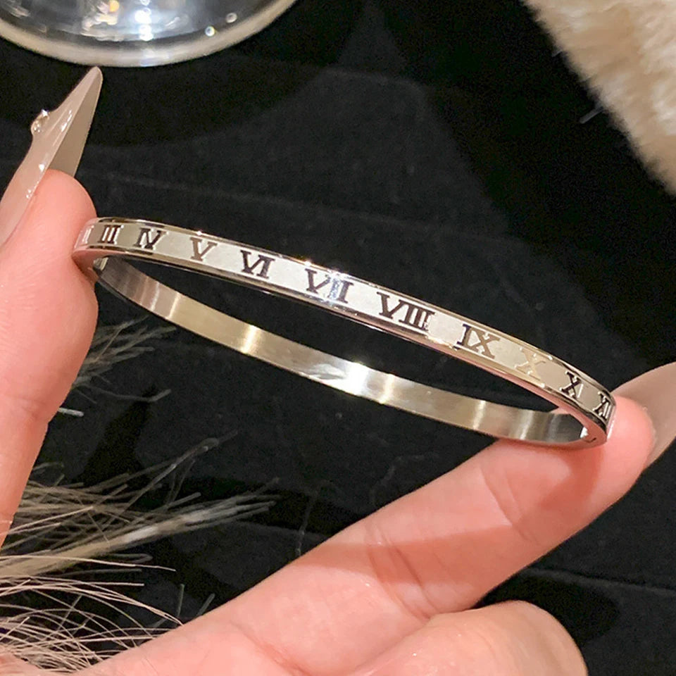 Éclat Précieux — Bracelets Empilables en Acier Inoxydable