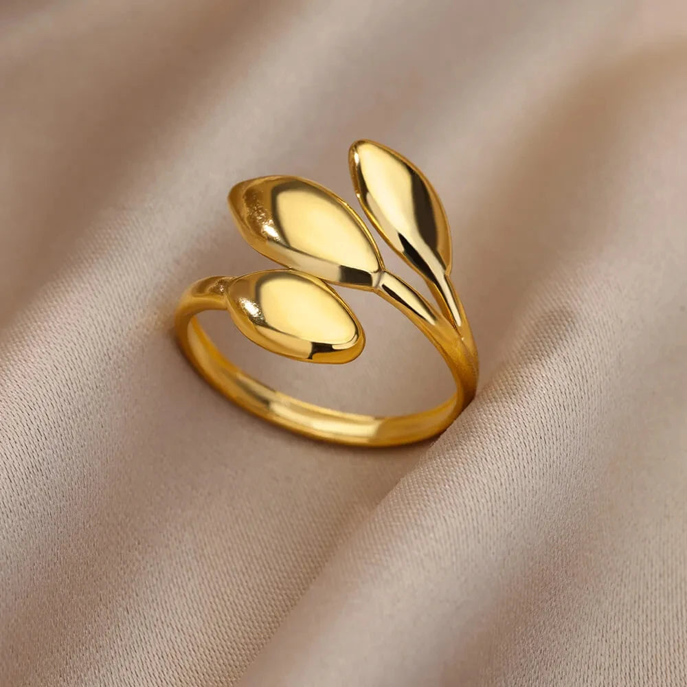 Bagues en acier inoxydable 316L pour femmes, couleur or, ne se décolore jamais, bagues classiques de luxe, bagues de couple de mariage, bijoux, livraison gratuite