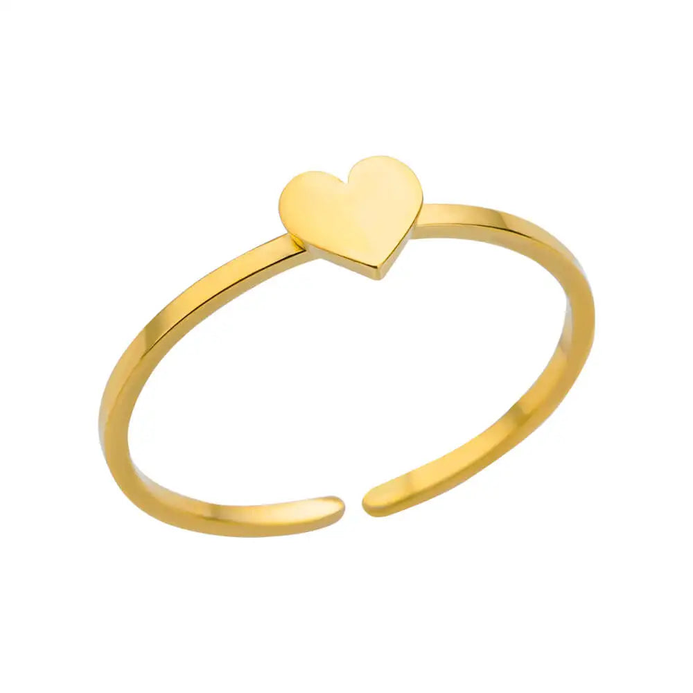 Bagues en acier inoxydable 316L pour femmes, couleur or, ne se décolore jamais, bagues classiques de luxe, bagues de couple de mariage, bijoux, livraison gratuite