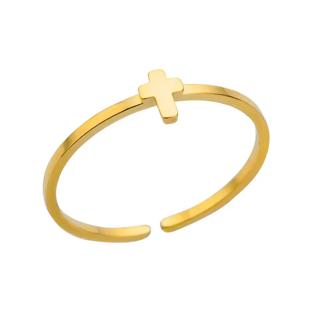 Bagues en acier inoxydable 316L pour femmes, couleur or, ne se décolore jamais, bagues classiques de luxe, bagues de couple de mariage, bijoux, livraison gratuite