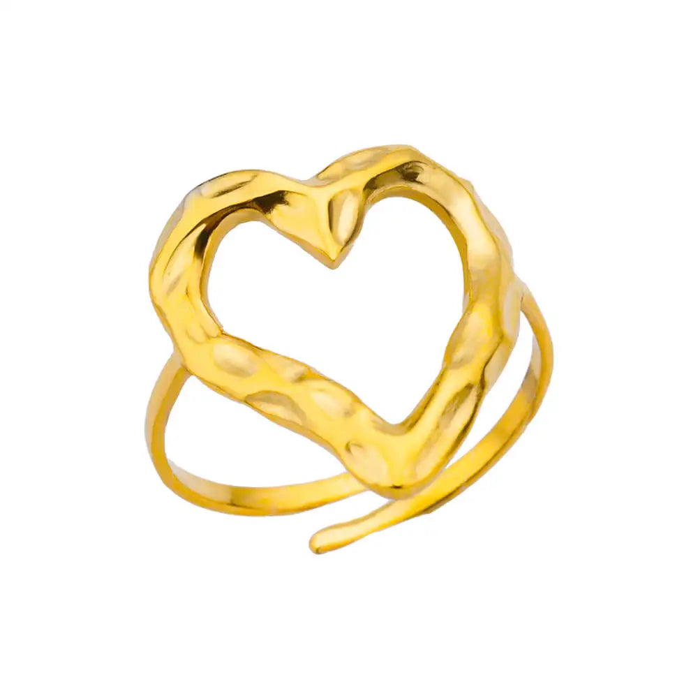 Bagues en acier inoxydable 316L pour femmes, couleur or, ne se décolore jamais, bagues classiques de luxe, bagues de couple de mariage, bijoux, livraison gratuite