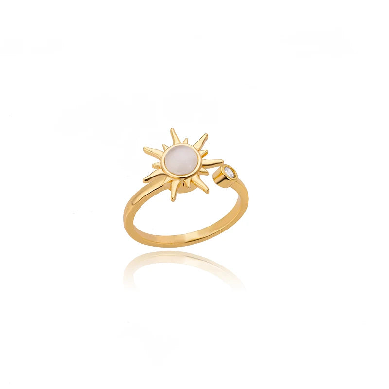 Bagues en acier inoxydable 316L pour femmes, couleur or, ne se décolore jamais, bagues classiques de luxe, bagues de couple de mariage, bijoux, livraison gratuite