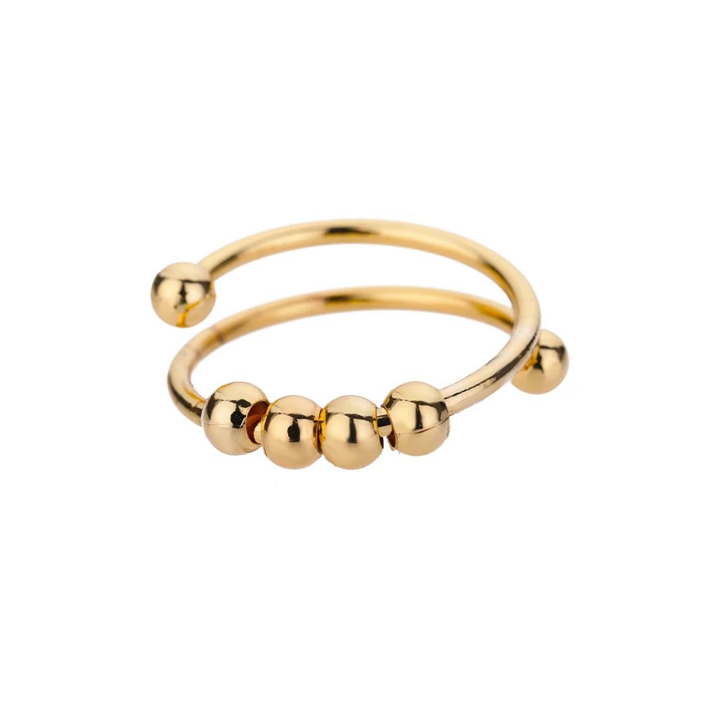 Bagues en acier inoxydable 316L pour femmes, couleur or, ne se décolore jamais, bagues classiques de luxe, bagues de couple de mariage, bijoux, livraison gratuite