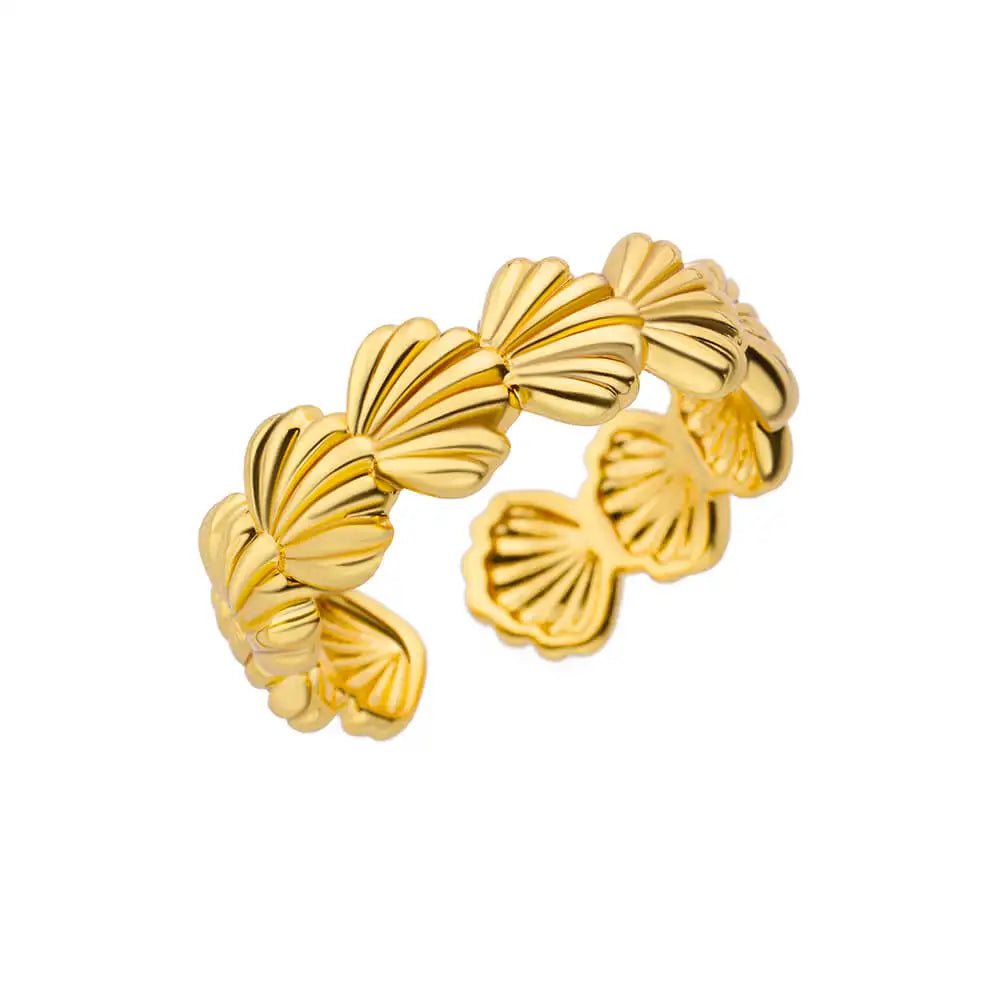 Bagues en acier inoxydable 316L pour femmes, couleur or, ne se décolore jamais, bagues classiques de luxe, bagues de couple de mariage, bijoux, livraison gratuite