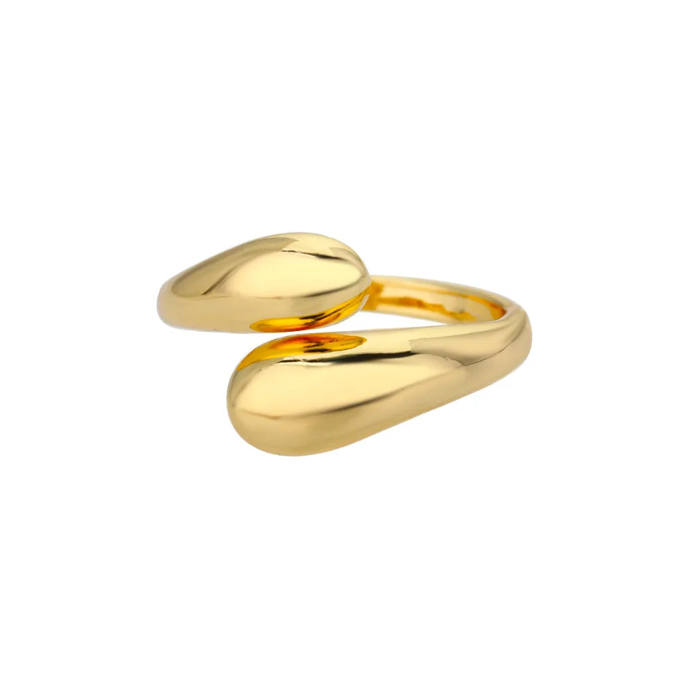 Bagues en acier inoxydable 316L pour femmes, couleur or, ne se décolore jamais, bagues classiques de luxe, bagues de couple de mariage, bijoux, livraison gratuite