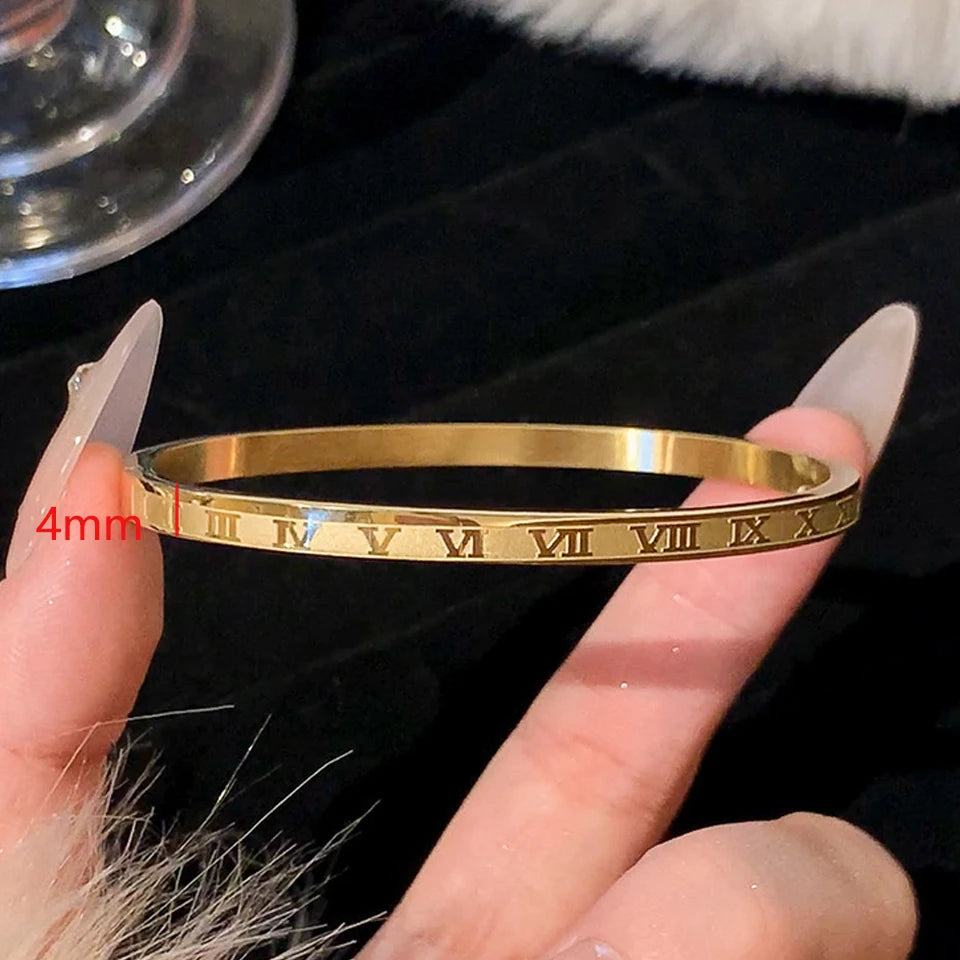 Éclat Précieux — Bracelets Empilables en Acier Inoxydable